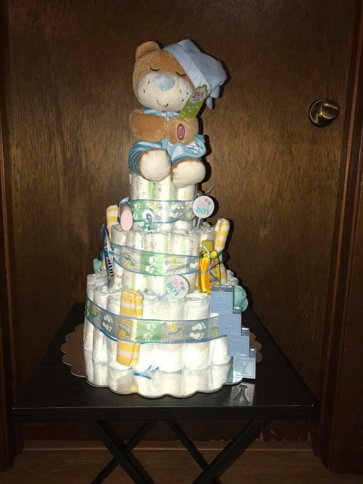 Diaper cakes Baby shower, baby gifts!