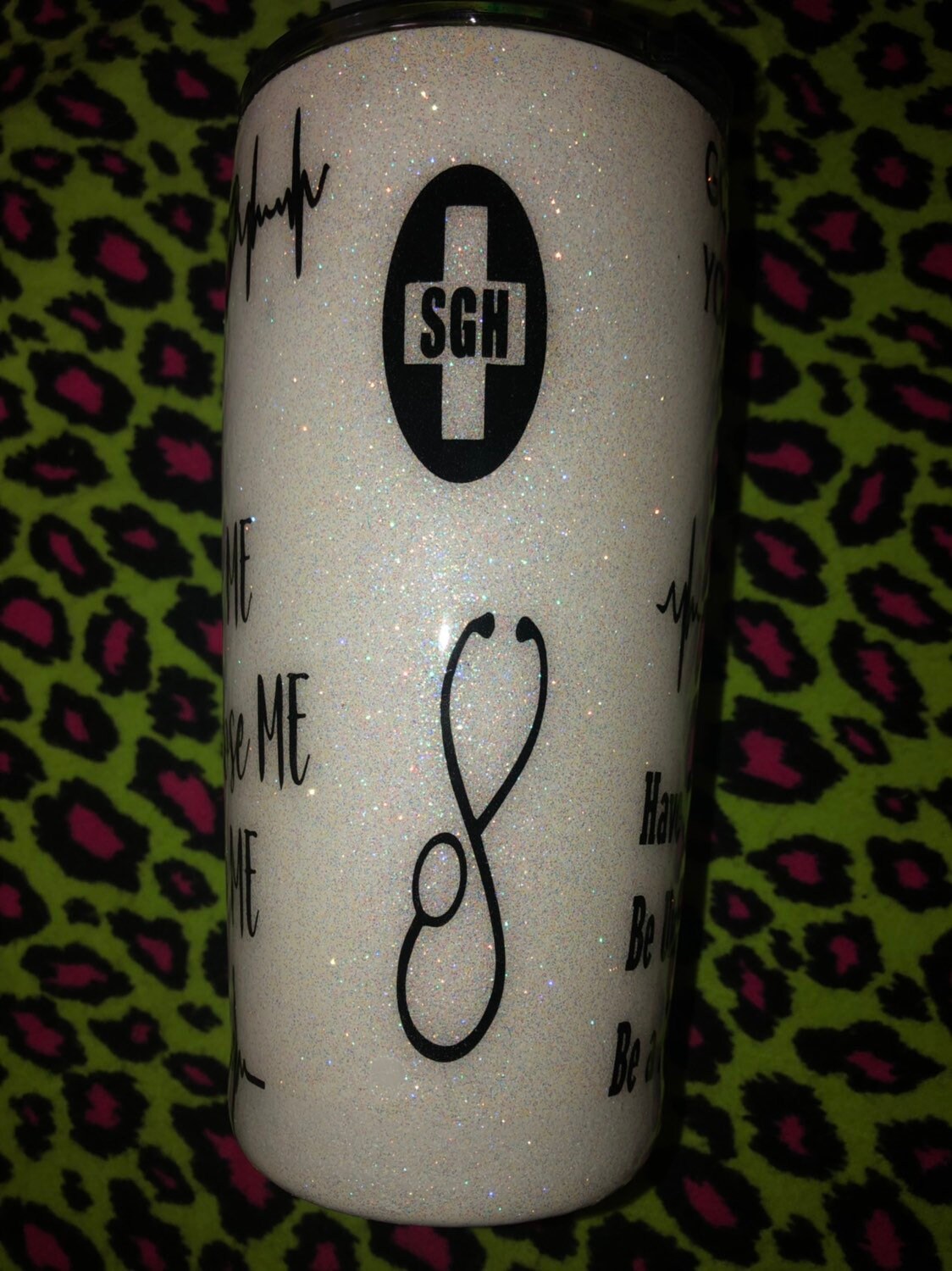 Inspired Greys Anatomy inspired tumbler