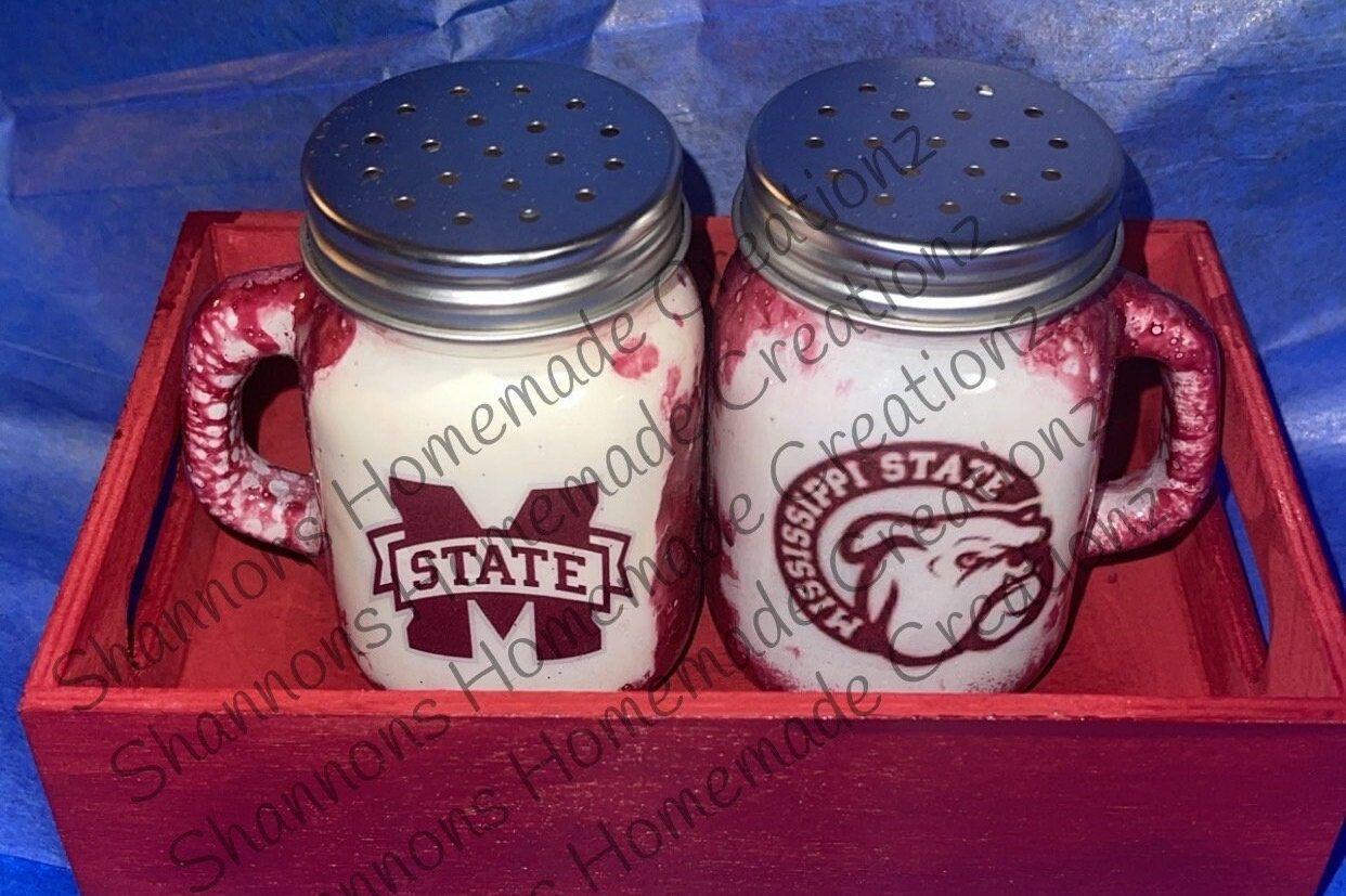 Handmade designed salt and pepper shakers
