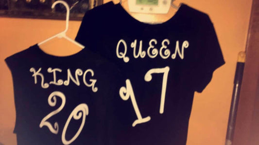 King and Queen couple shirts!