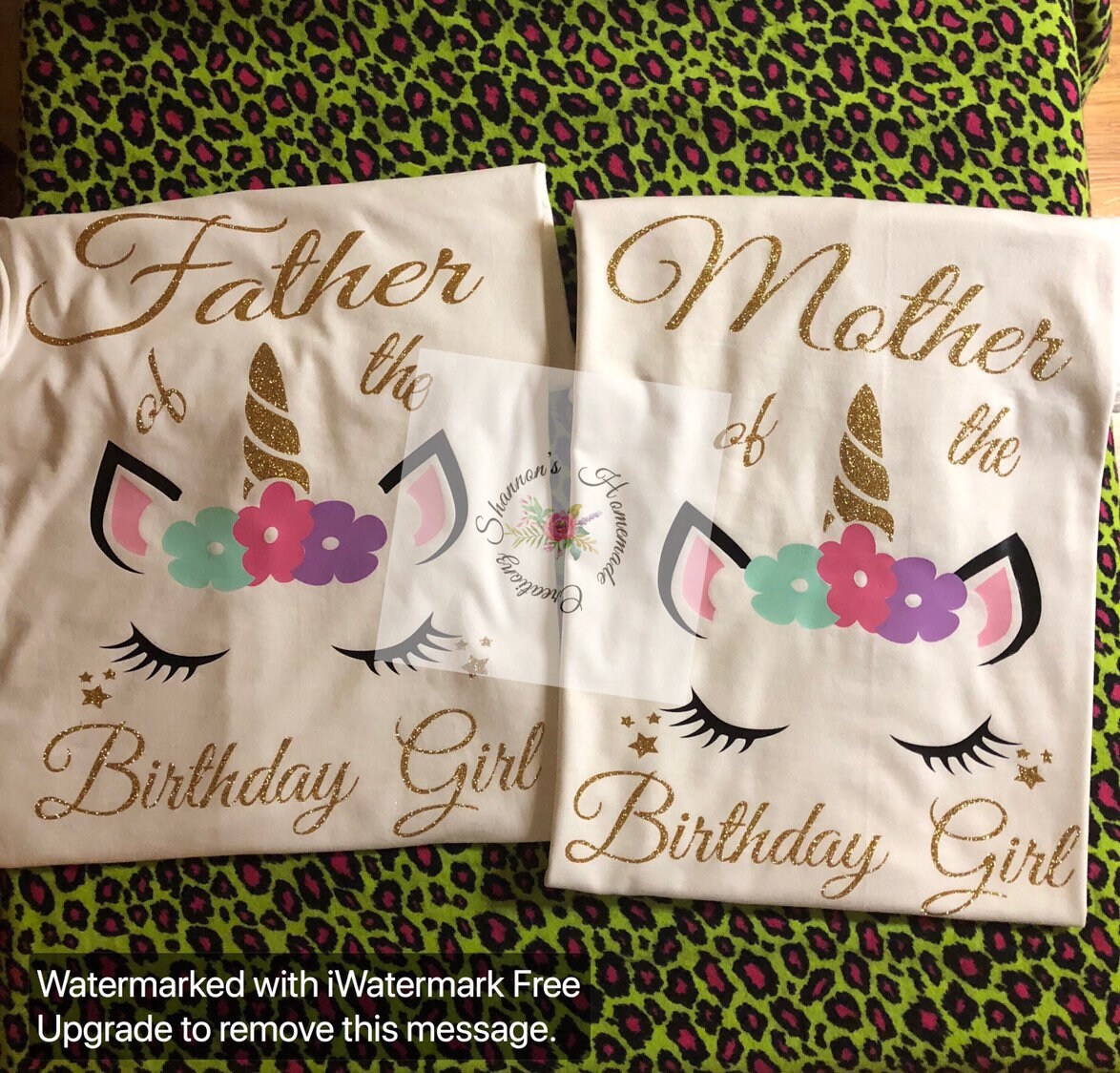 Unicorn  birthday girl , mom and dad, family shirts