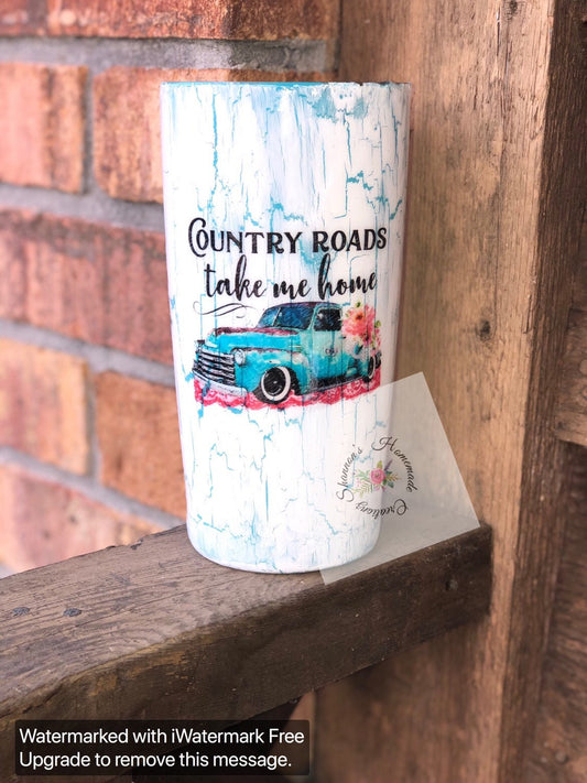 Distressed 20 oz tumbler ready to sale!