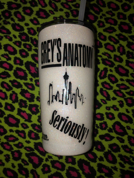 Inspired Greys Anatomy  inspired  tumbler