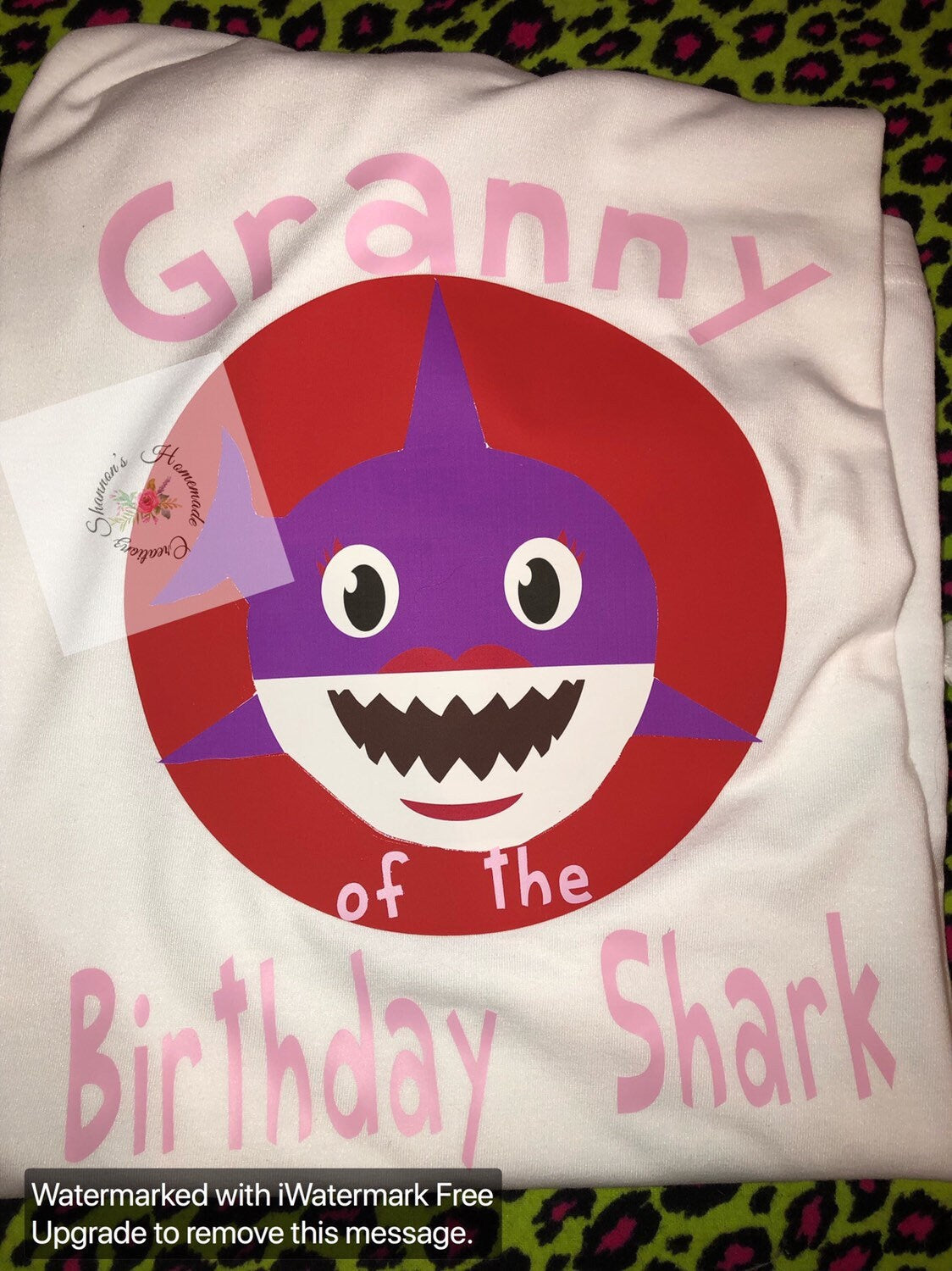 Baby shark outfit with tutu birthday