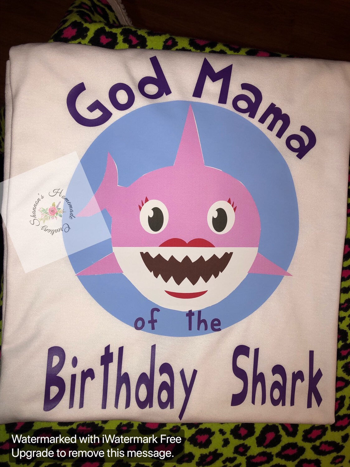 Baby shark outfit with tutu birthday