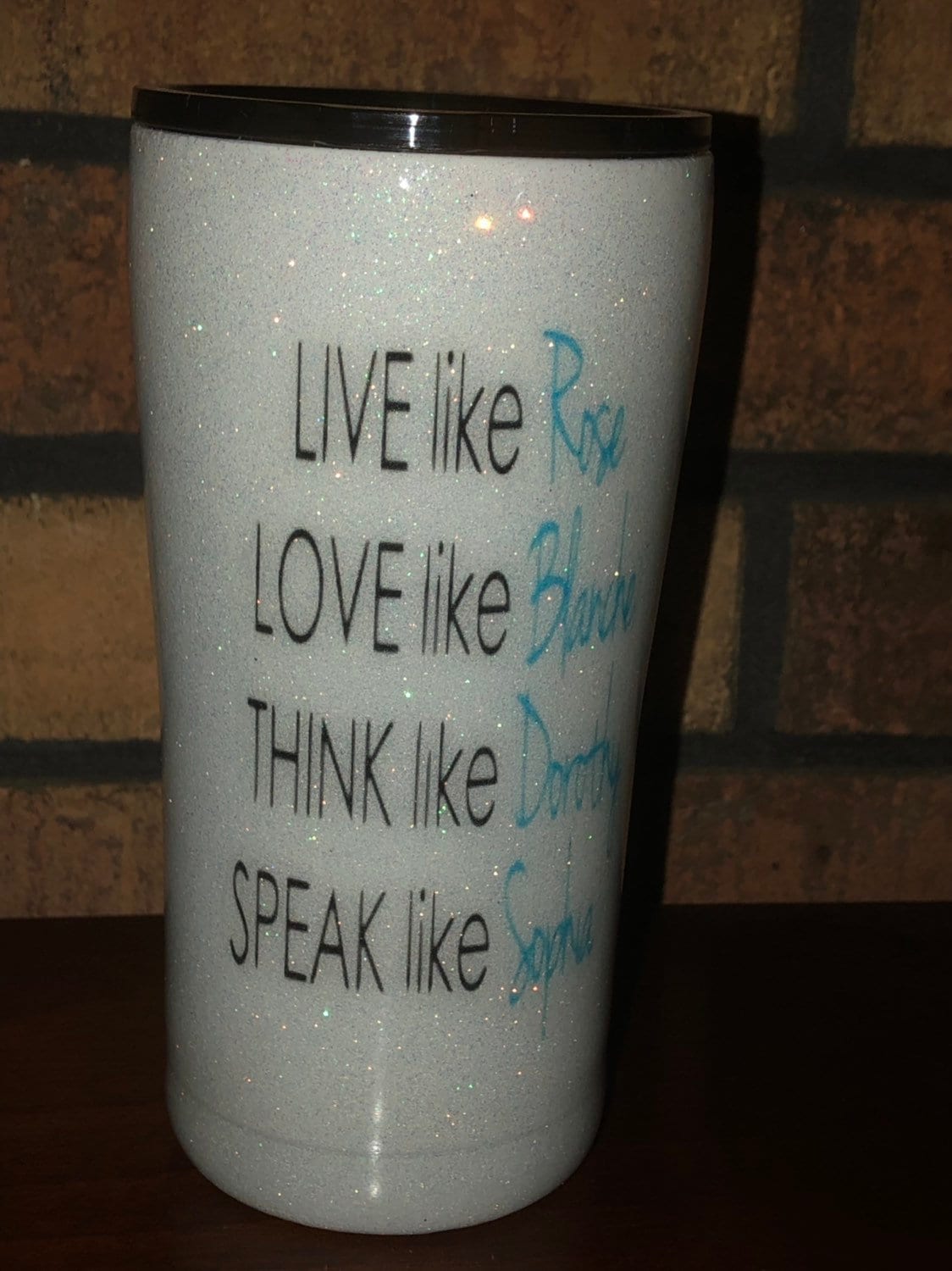 Golden girls theme tumbler