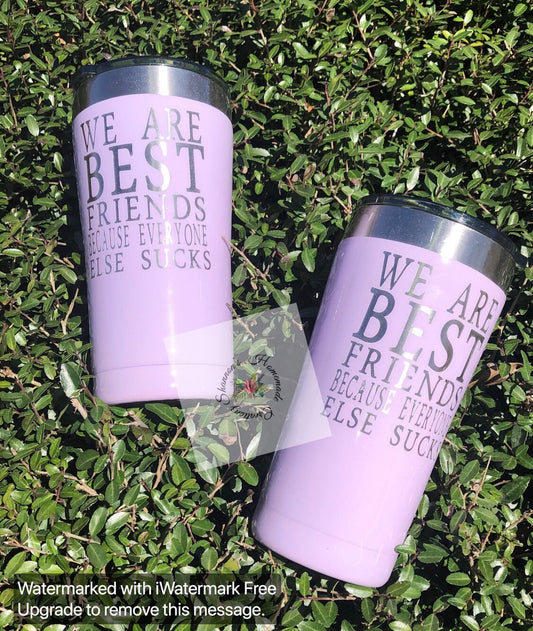 Best friend tumblers!