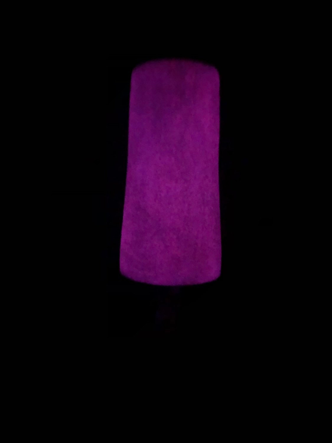 Uv color changing and glow in the dark tumbler