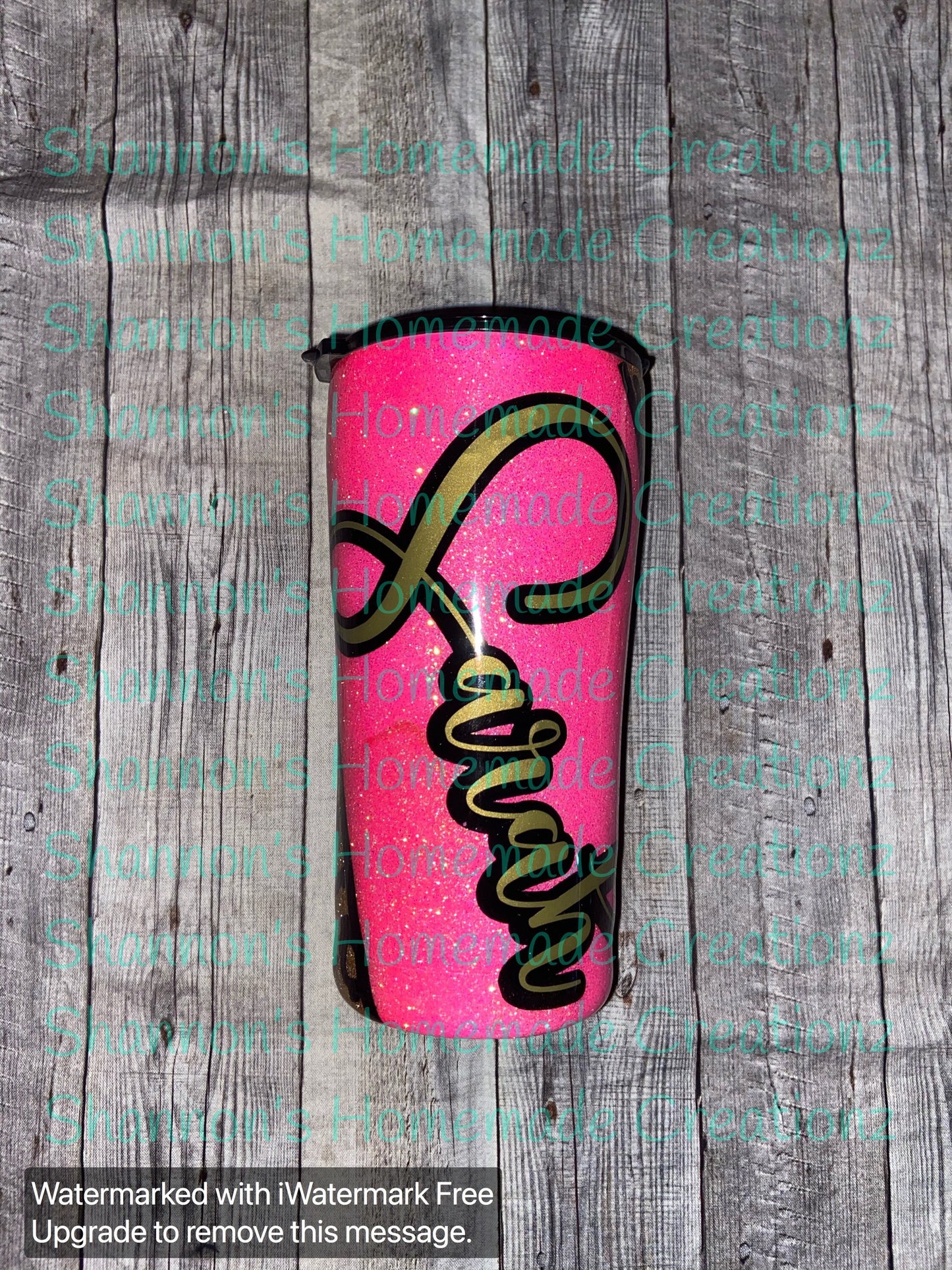 Leopard swirl tumbler 20oz