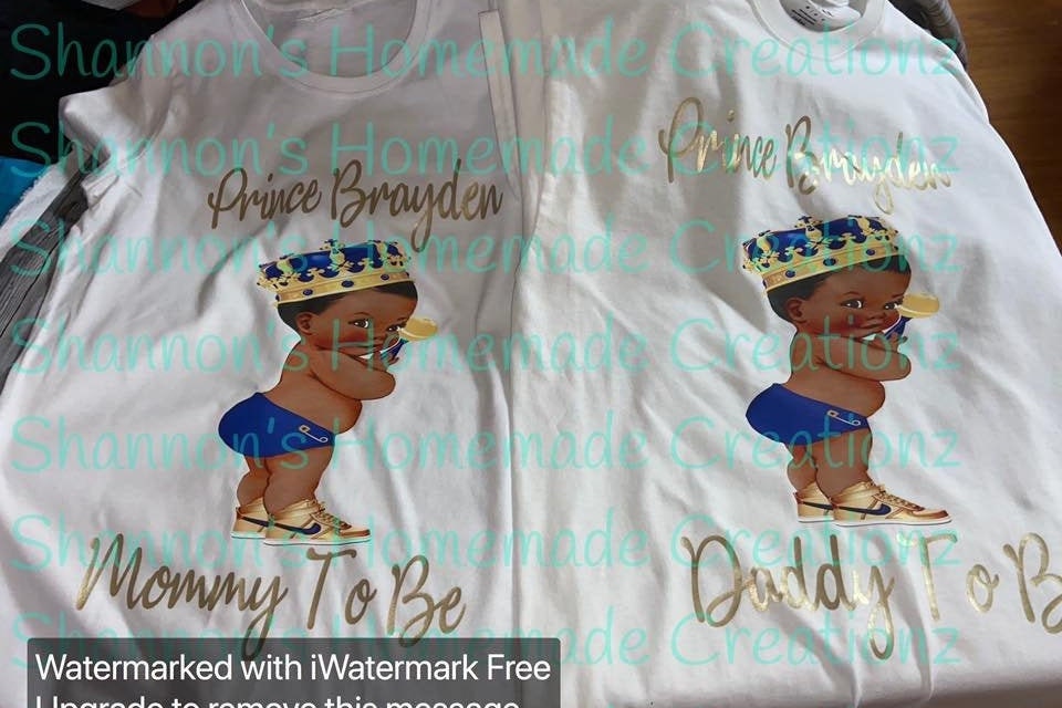 Baby shower family shirts! READ DESCRIPTION!!!!!