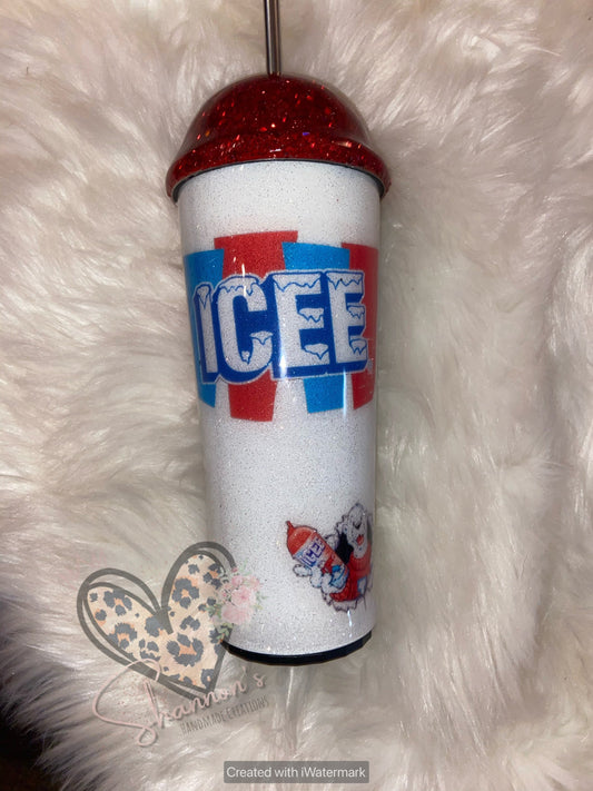 Snowball tumbler!