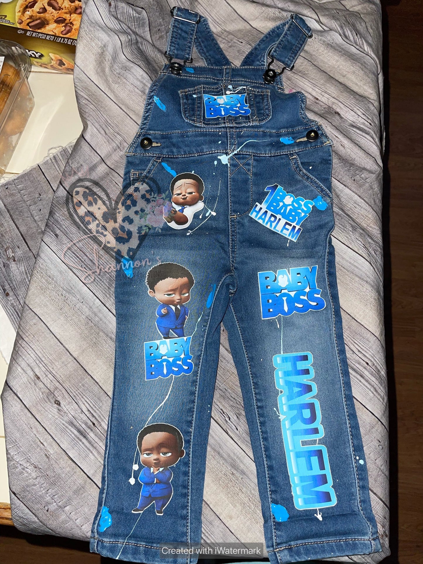 Custom kid overalls!